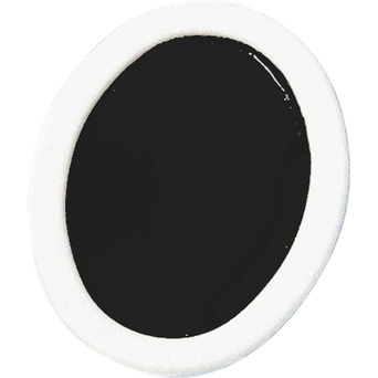Prang Non-Toxic Washable Semi-Moist Watercolor Paint Refill, Plastic Oval Pan, Black, Pack of 12