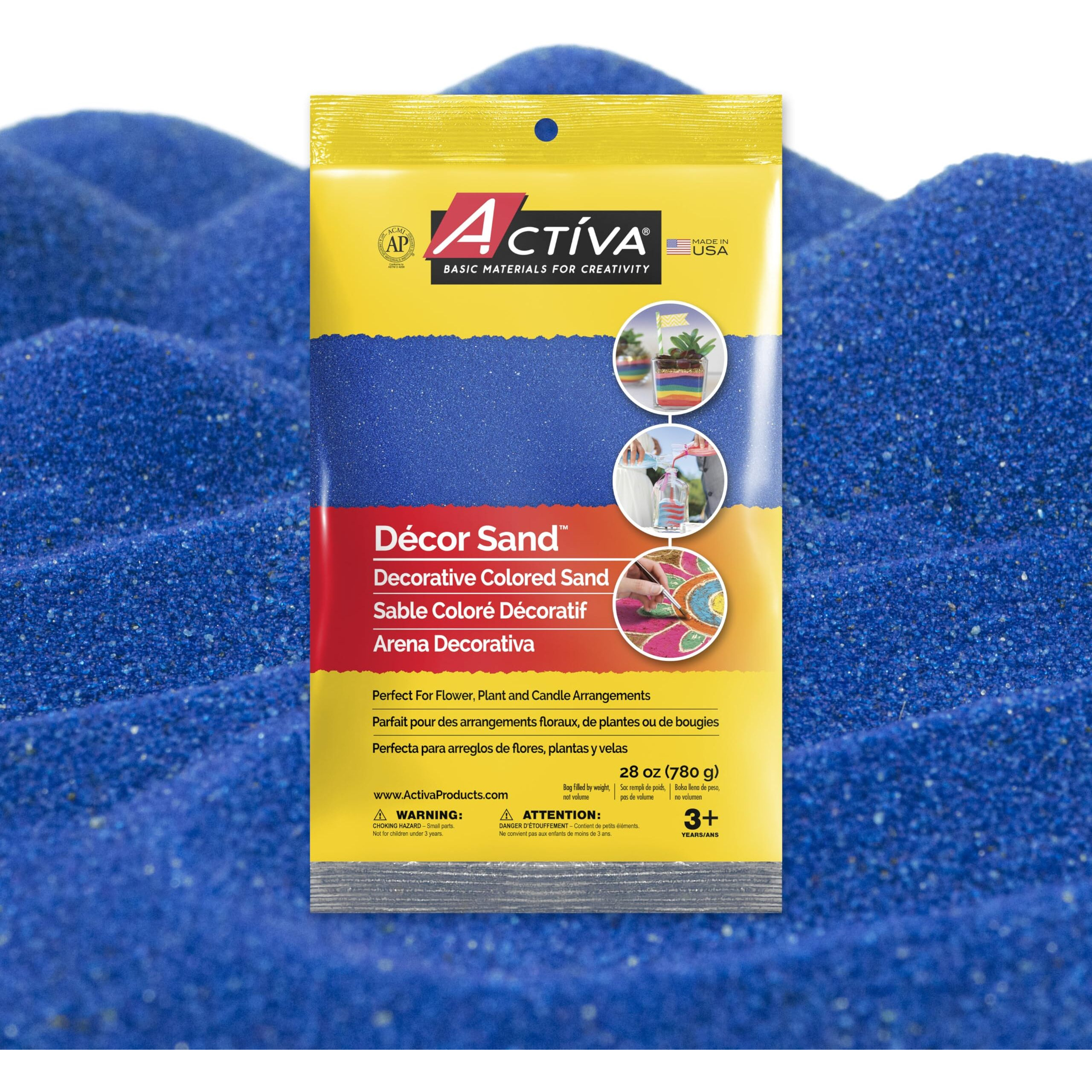 ACTIVA 5 lb. Bag of Colored Sand - Scenic Sand - Dark Blue