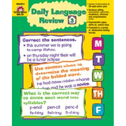 DAILY LANGUAGE REVIEW GR 3