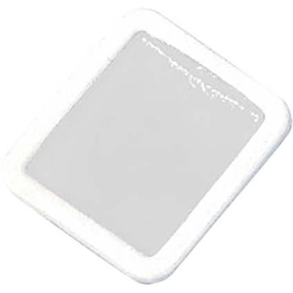 Prang Non-Toxic Watercolor Paint Refill, Plastic Oval Pan, White, Pack of 12