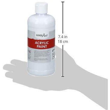 ACRYLIC PAINT 16 OZ BLOCKOUT WHITE