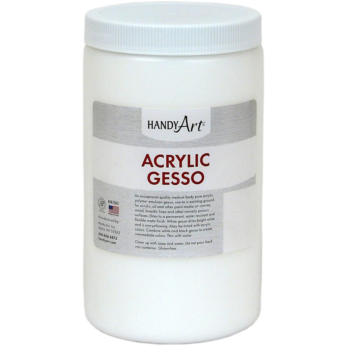 HANDY ART ACRYLIC GESSO 32 OZ