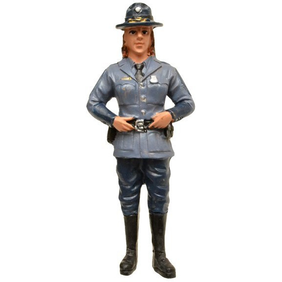State Trooper Sharon Figure For 124 Diecast Model Cars by American Diorama