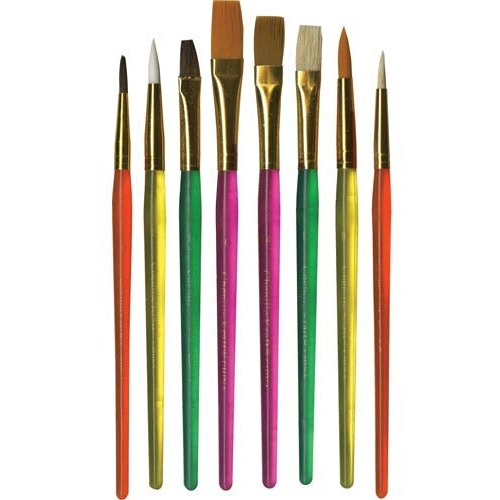 ACRYLIC PAINT BRUSH ASSORTMENT 8PK
