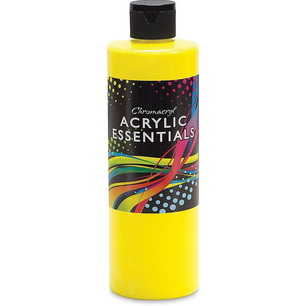 Chroma Acrylic Essential, 1 pt Bottle, Cool Yellow
