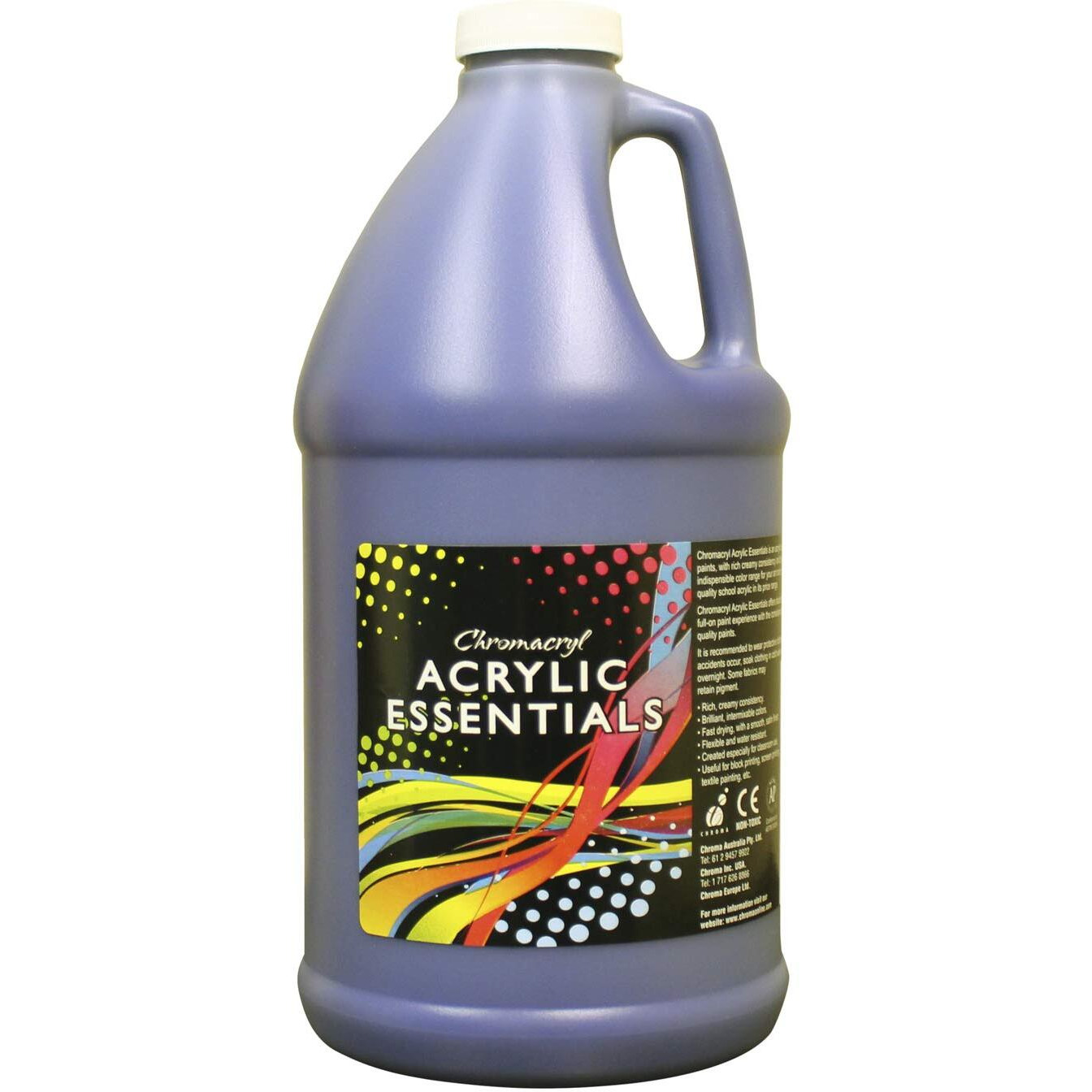 Chroma Acrylic Essential, 0.5 gal Jug, Warm Blue
