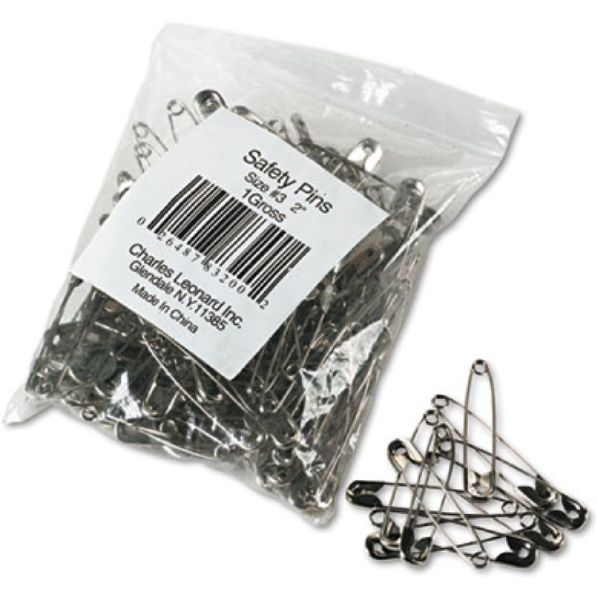 SAFETY PINS ASSORTED SIZES 50PK