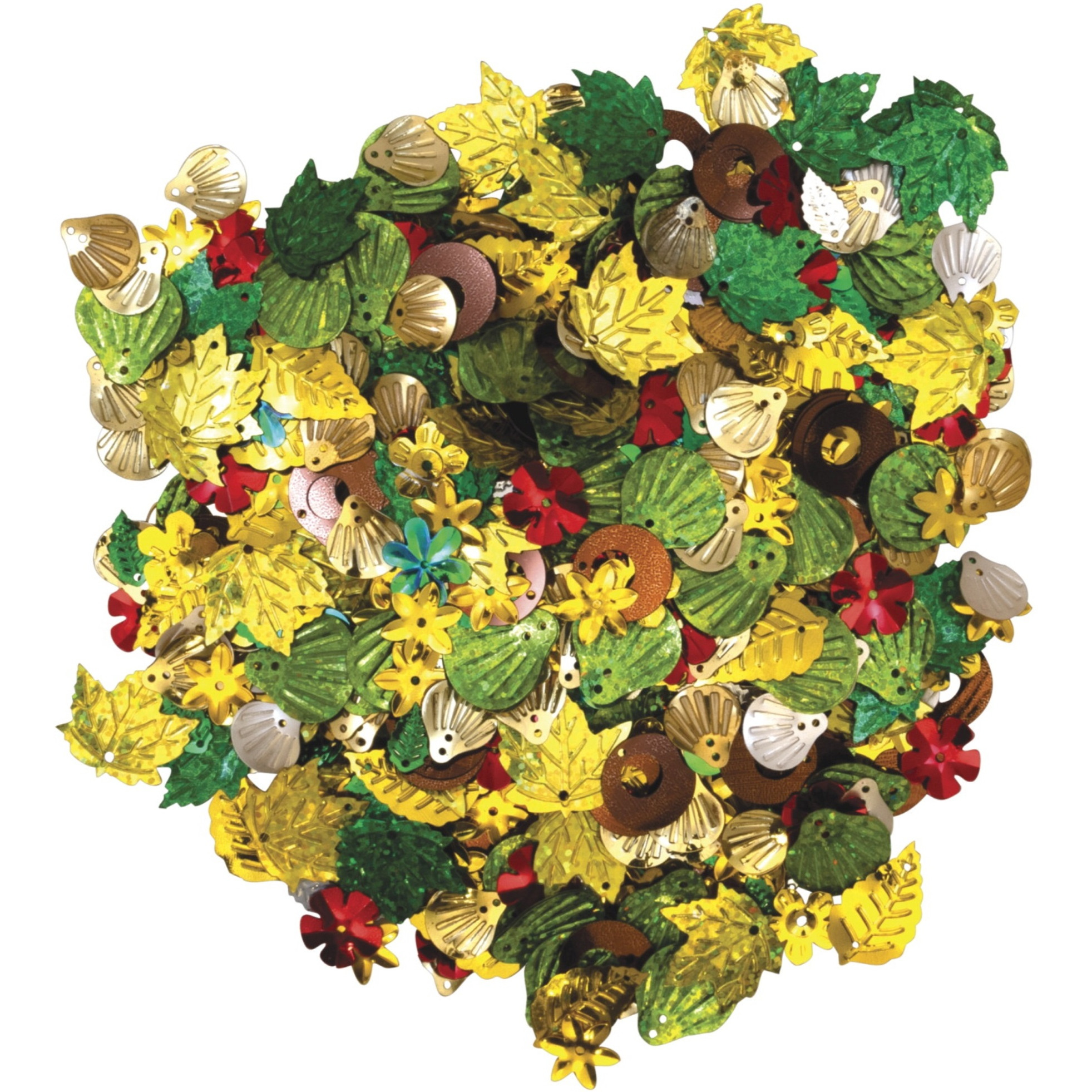 Creativity Street Sequins & Spangles, Assorted Colors, Classroom Pack,  Assorted Sizes, 1 Pound