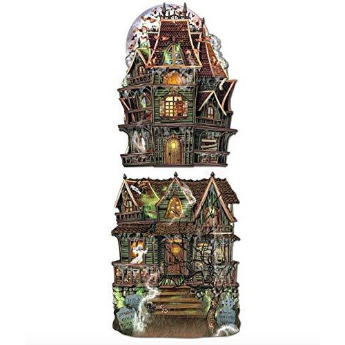 Jumbo Haunted House Cutouts