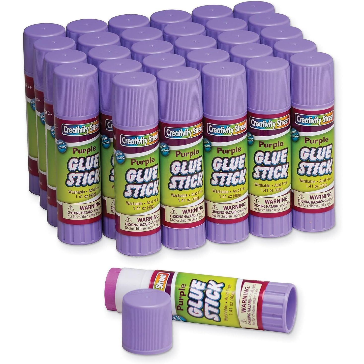 GLUE STICKS 30 PURPLE 1.41 OZ