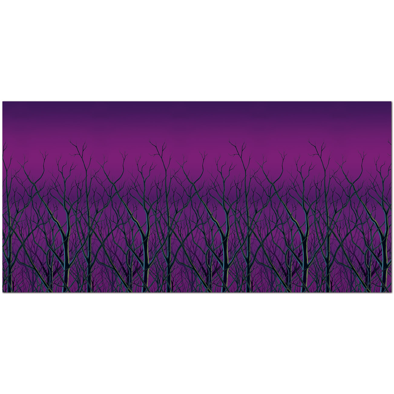 Spooky Forest Treetops Backdrop