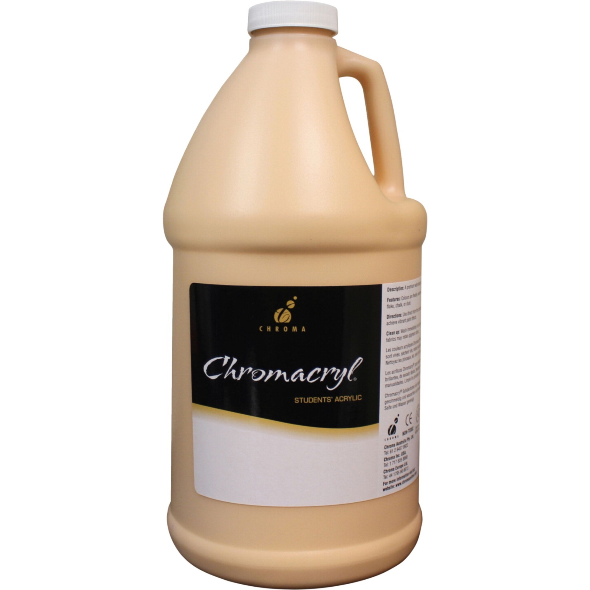 Chromacryl Premium Students Acrylic Paint, Half Gallon, Skin Tone Base