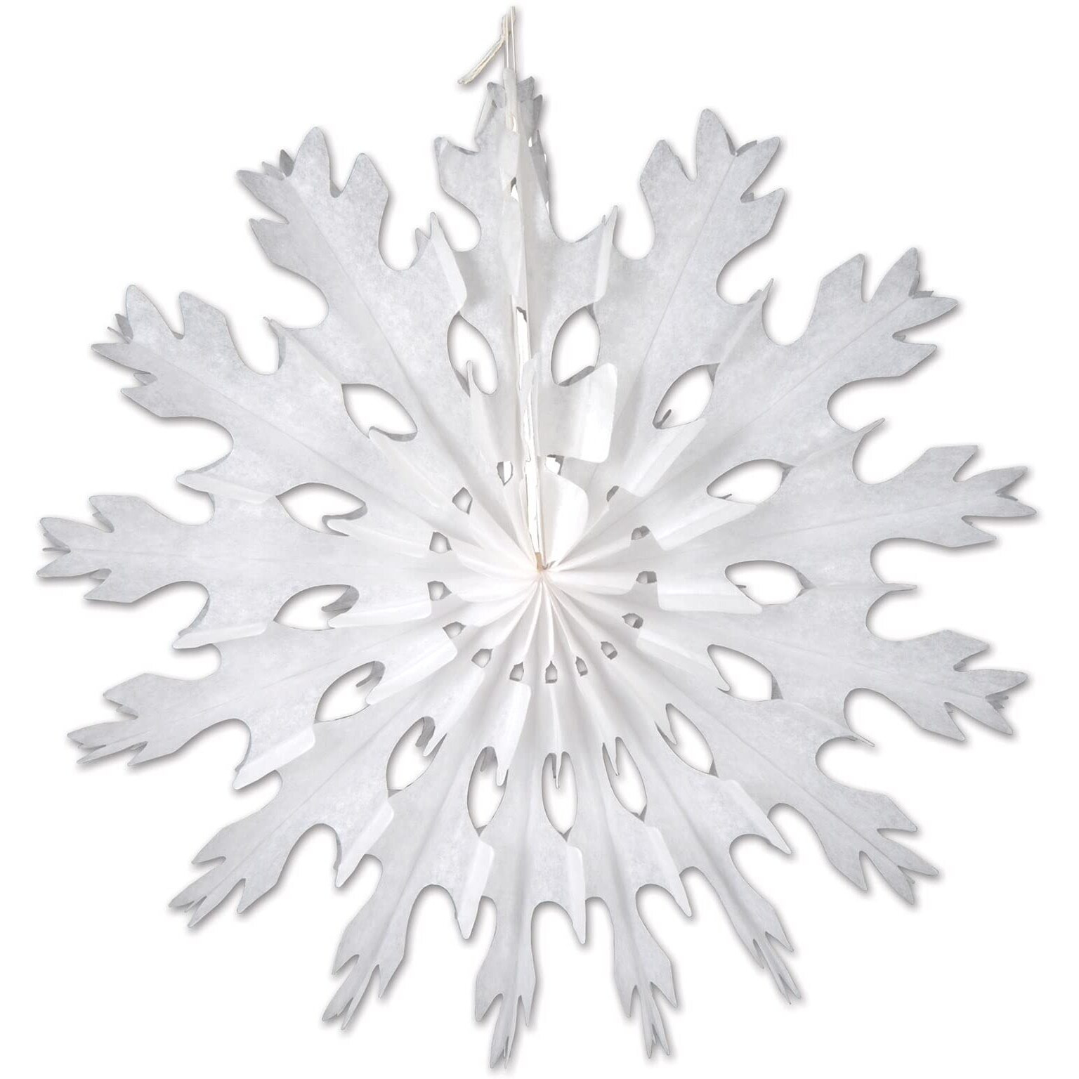 White Tissue Snowflakes
