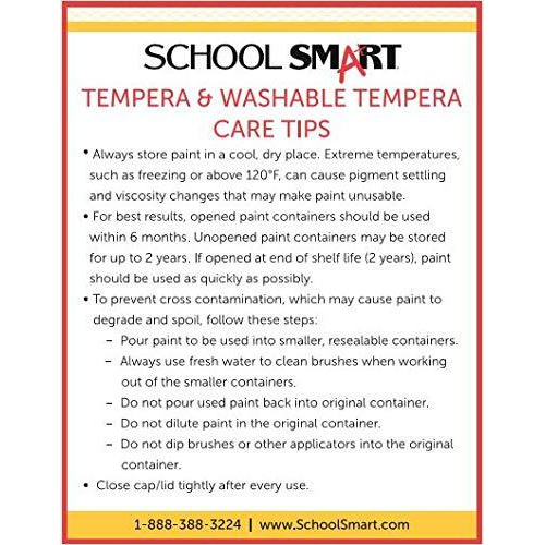 School Smart Washable Tempera Paint, Gallon, Pink