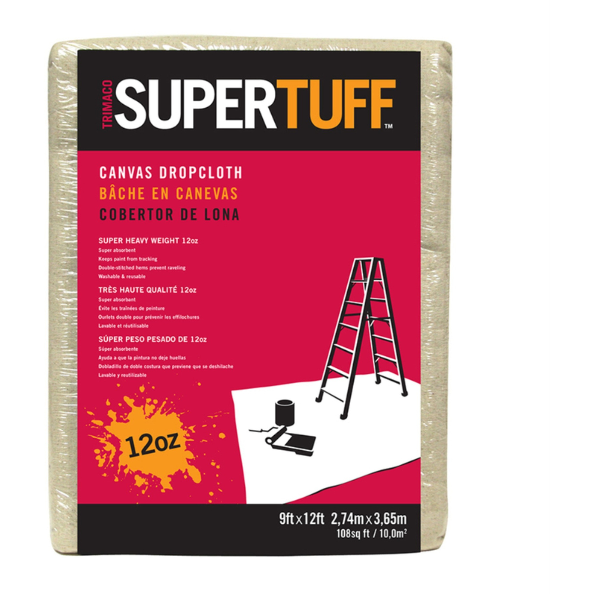 DROPCLOTH 9X12' 12OZ (Pack of 1)