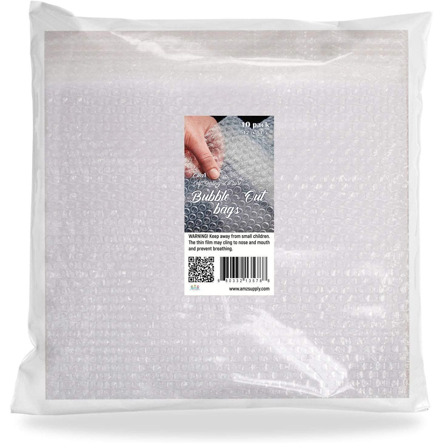 clear Bubble Out Bags 12 x 115 Packaging Bubble Bags for Shipping Pack of 10 Polyethylene Self Seal Bubble Pouches Bubble Packaging Bags with 316 Lining Protective Packing Bubbles Bags(D0102H9FEAY)