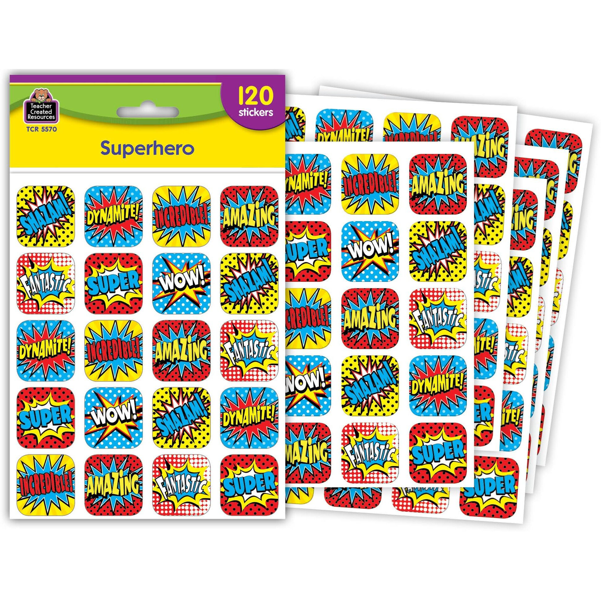 SUPERHERO STICKERS