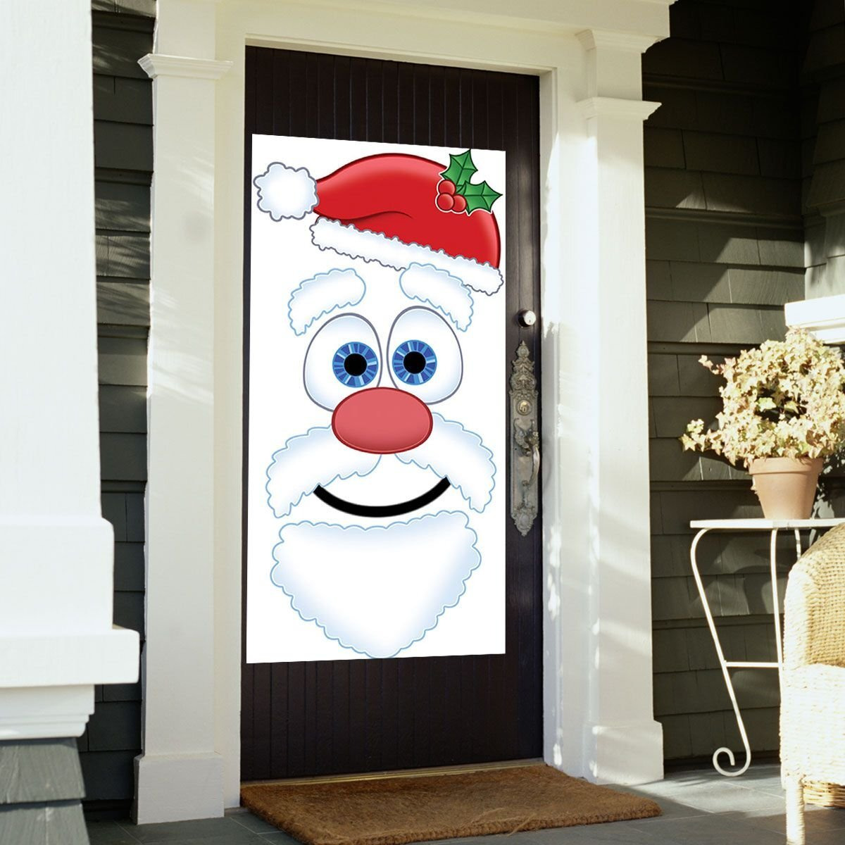 Santa Face Door Cover