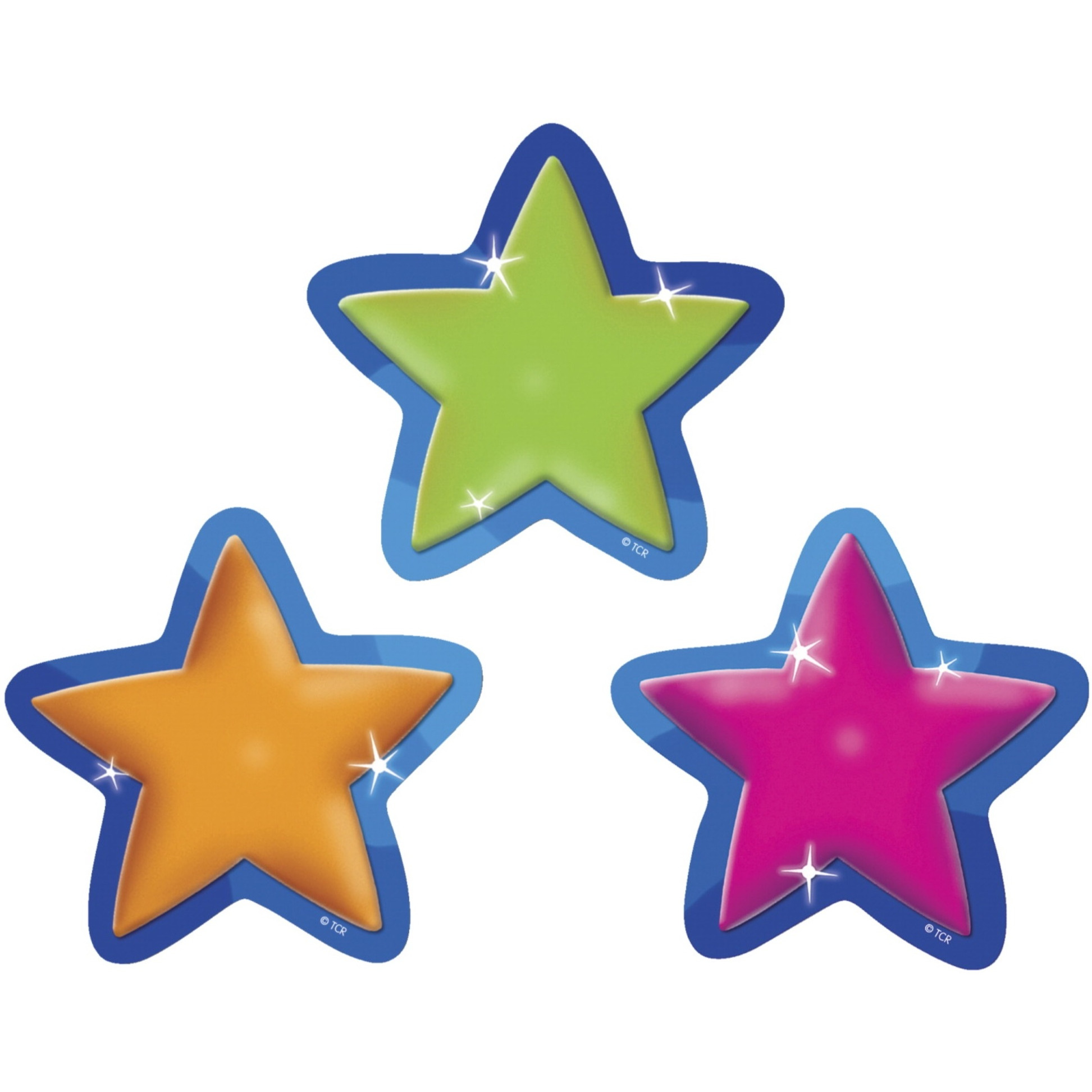 Teacher Created Resources Stars Magnetic Accents, Set of 18