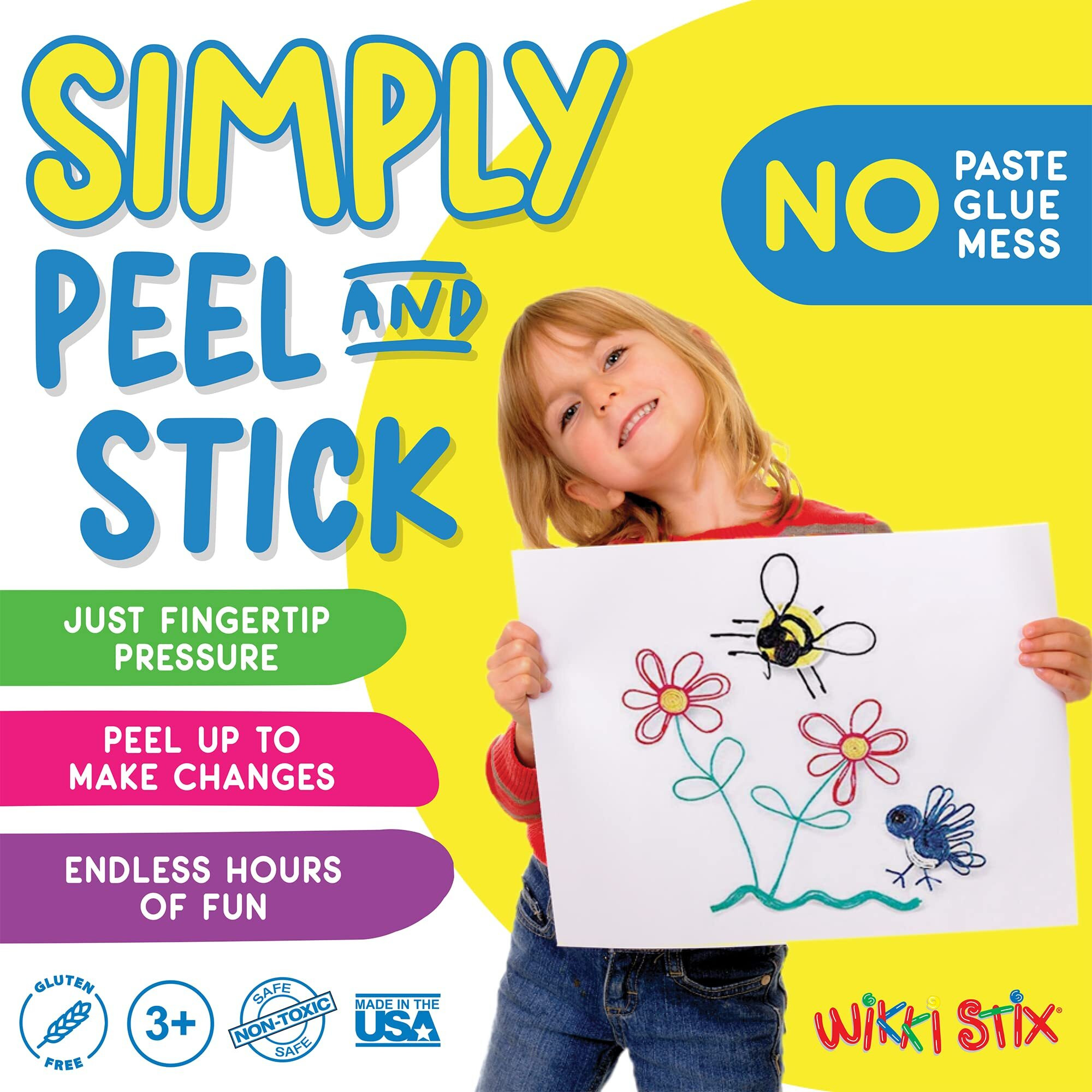 WIKKI STIX PRIMARY COLORS 48CT
