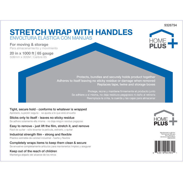 STRETCH FILM 20&quotX1000' (Pack of 1)