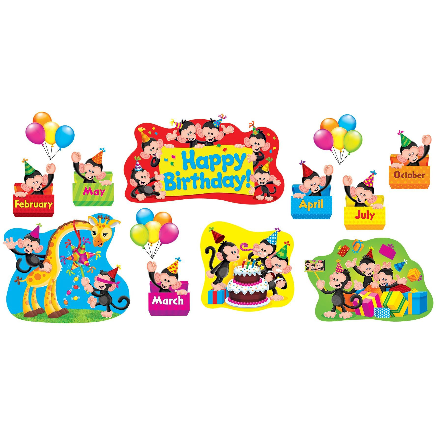 MONKEY MISCHIEF BIRTHDAY BB SET