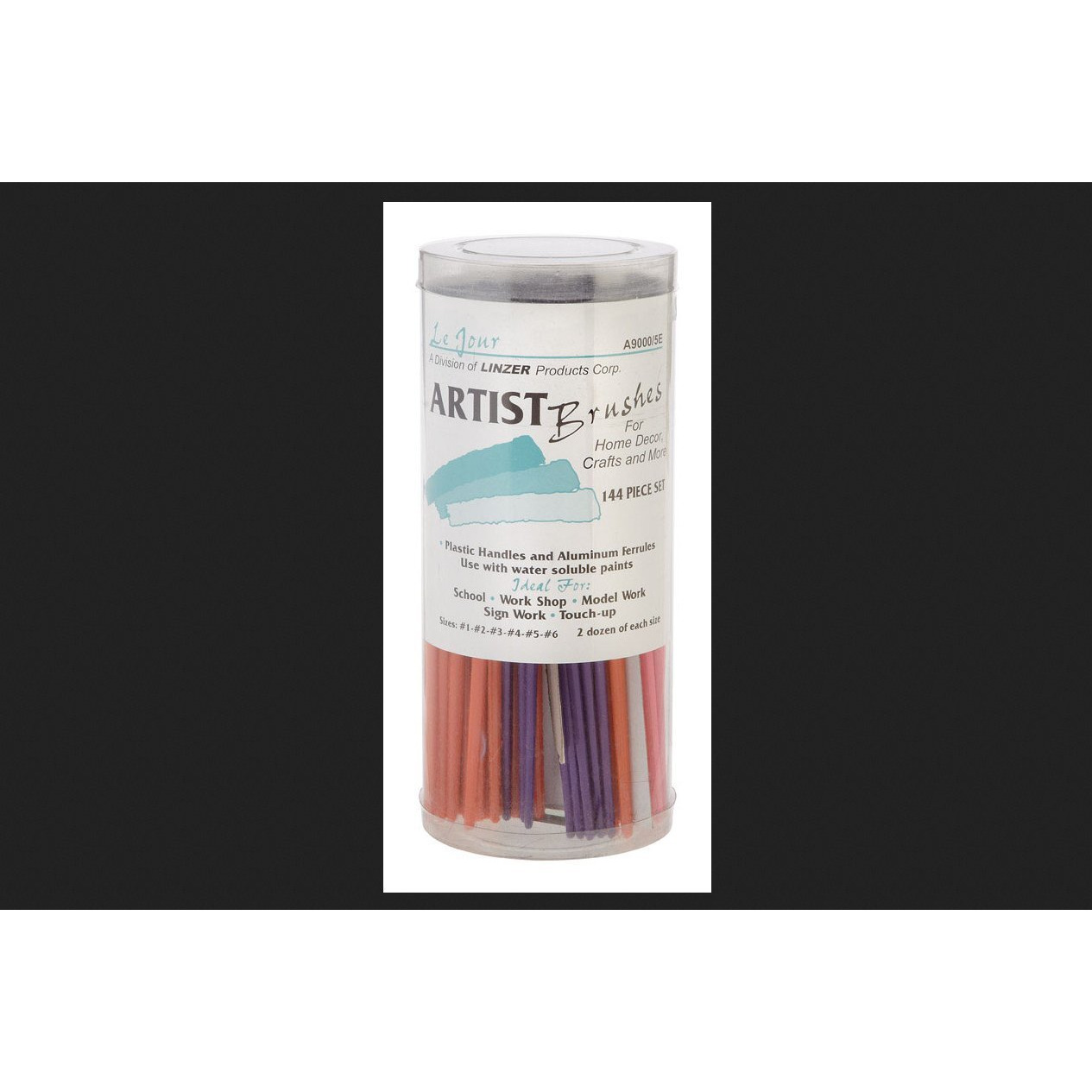 BRUSH ART 144PC CYL ASST (Pack of 1)