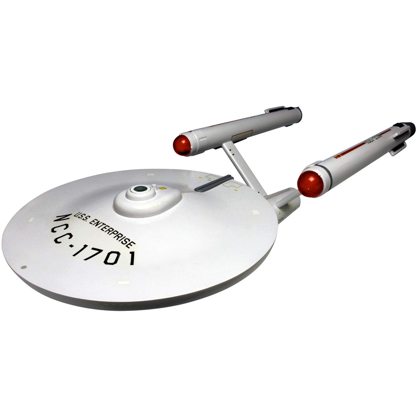 Skill 2 Model Kit U.S.S. Enterprise NCC-1701 Refit Starship &quotStar Trek" The Original Series 50th Anniversary Edition 1/650 Scale Model by AMT