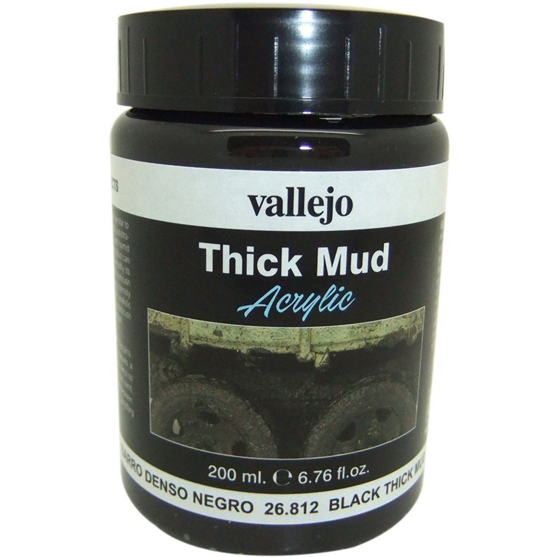 Vallejo Black Thick Mud, 200ml