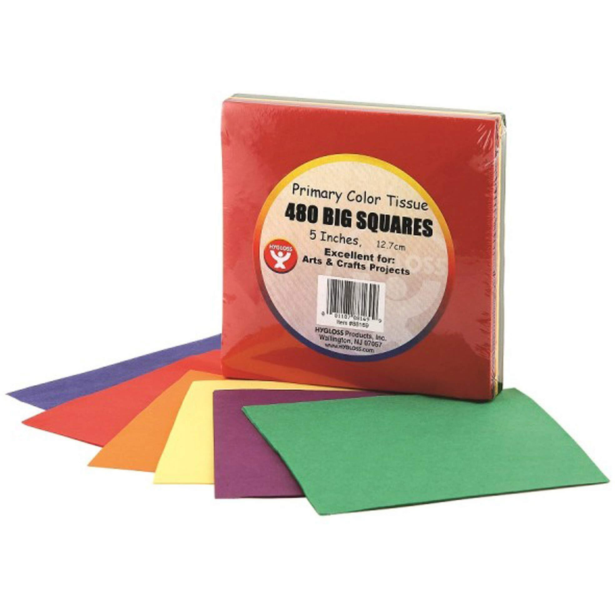 TISSUE PAPER 480CT 5IN SQUARES