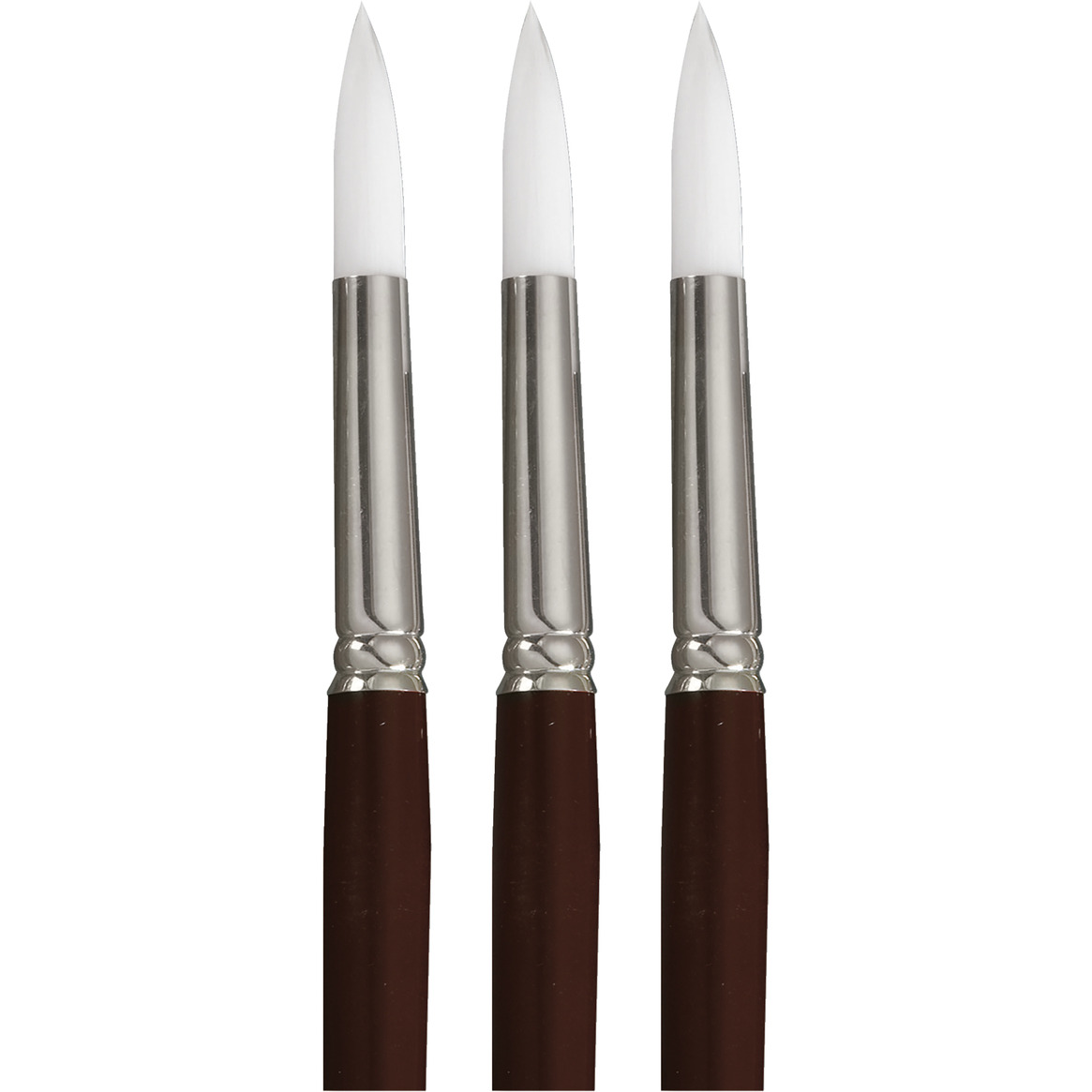 Sax Optimum Round White Taklon Round Paint Brush, Size 12, Pack of 3