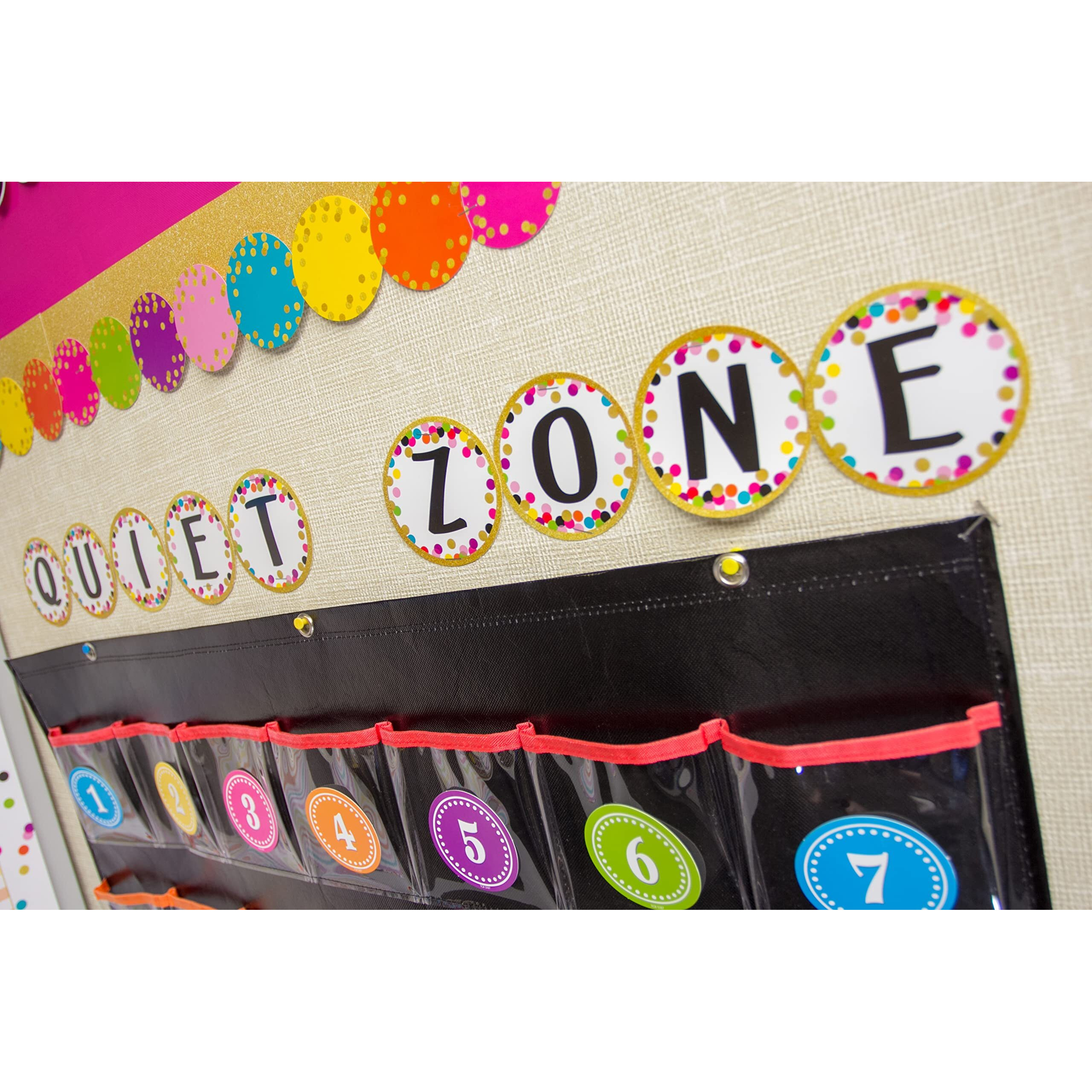 CONFETTI CIRCLE LETTERS