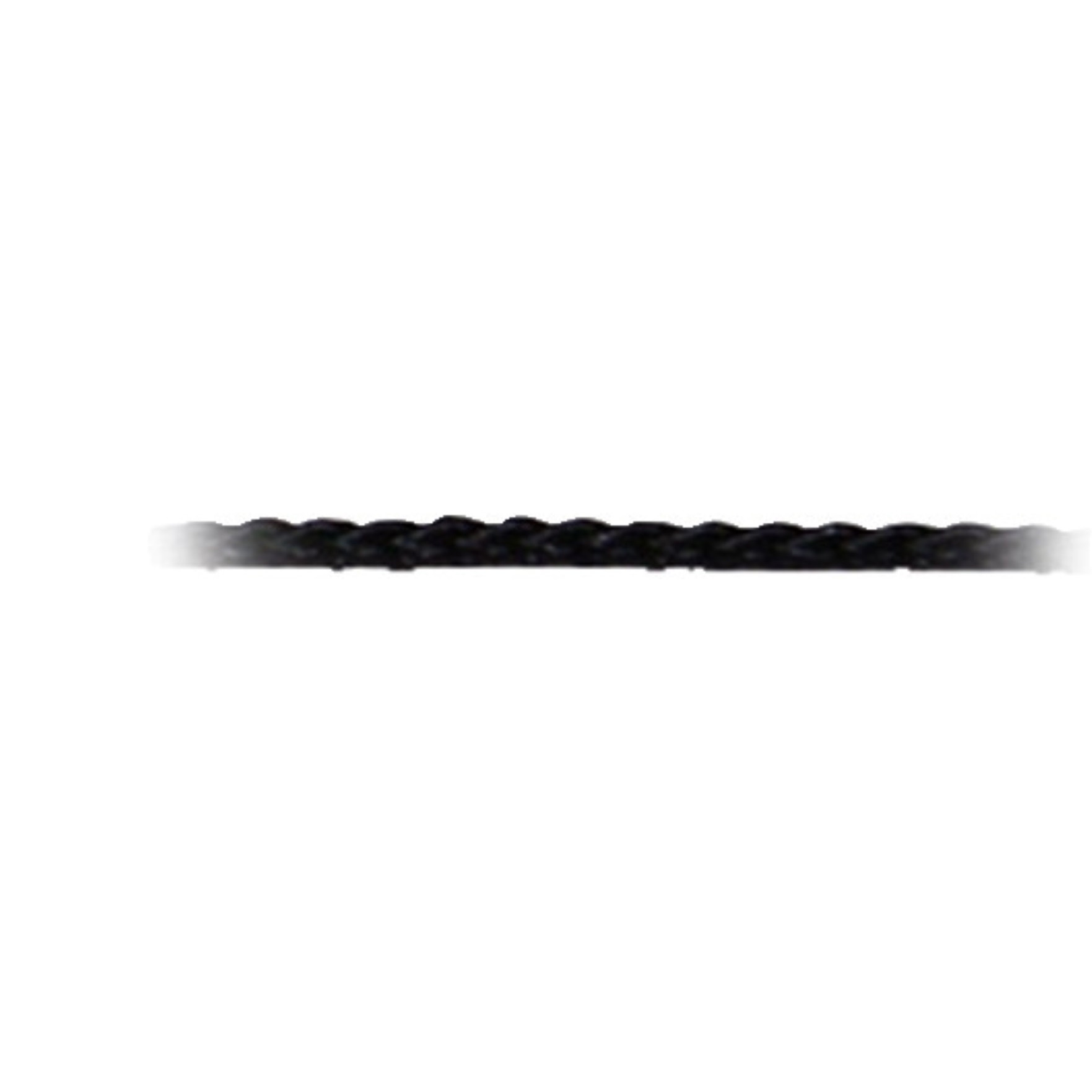 Pepperell Braiding Shiny Jewelry Cord, 1.5 mm X 25 yd, Black