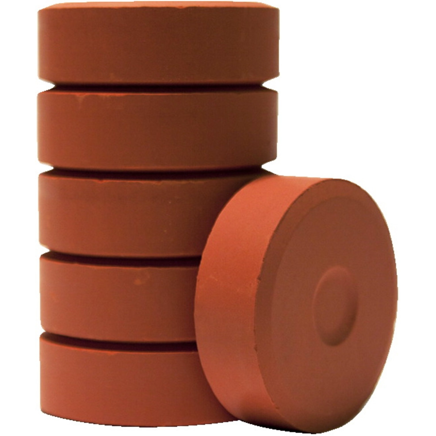 Jack Richeson Large Tempera Cakes, Burnt Sienna, Pack of 6