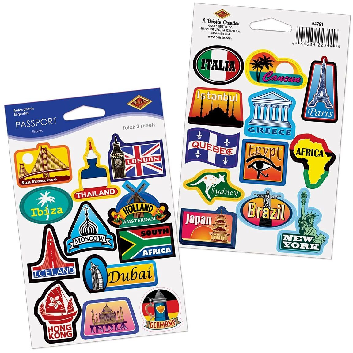 Passport Stickers