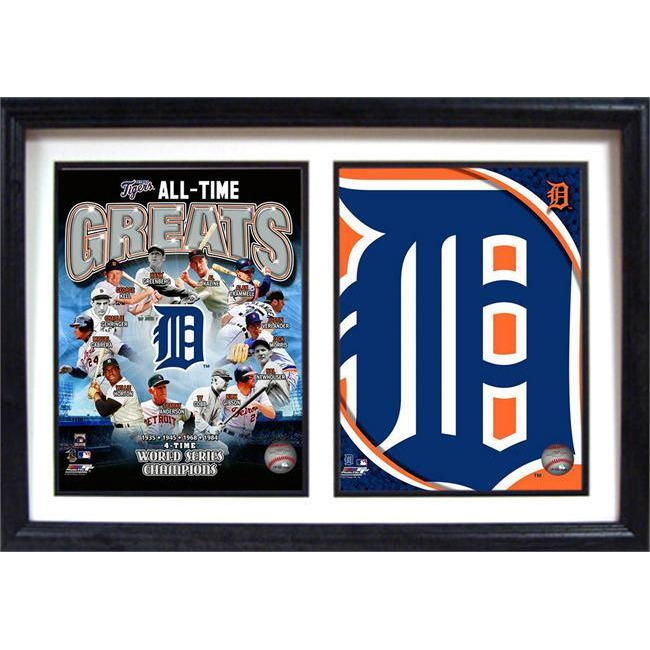 12x18 Double Frame - Detroit Tigers Greats