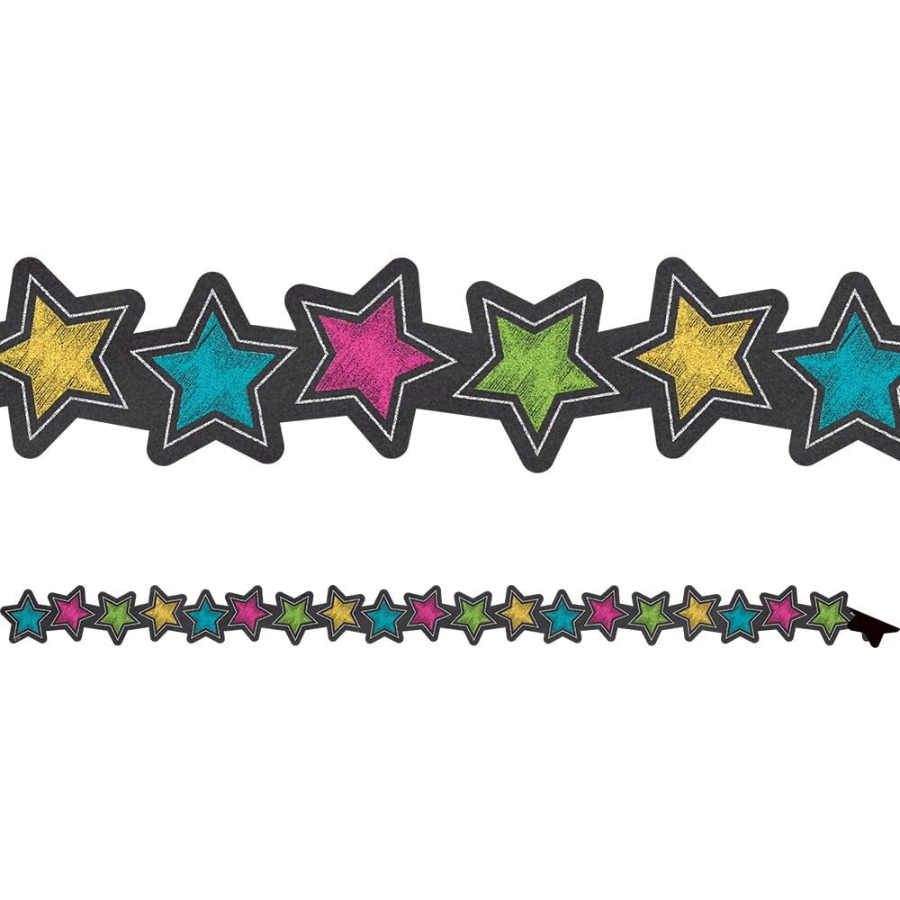 CHALKBOARD BRIGHTS STARS MAG BORDER