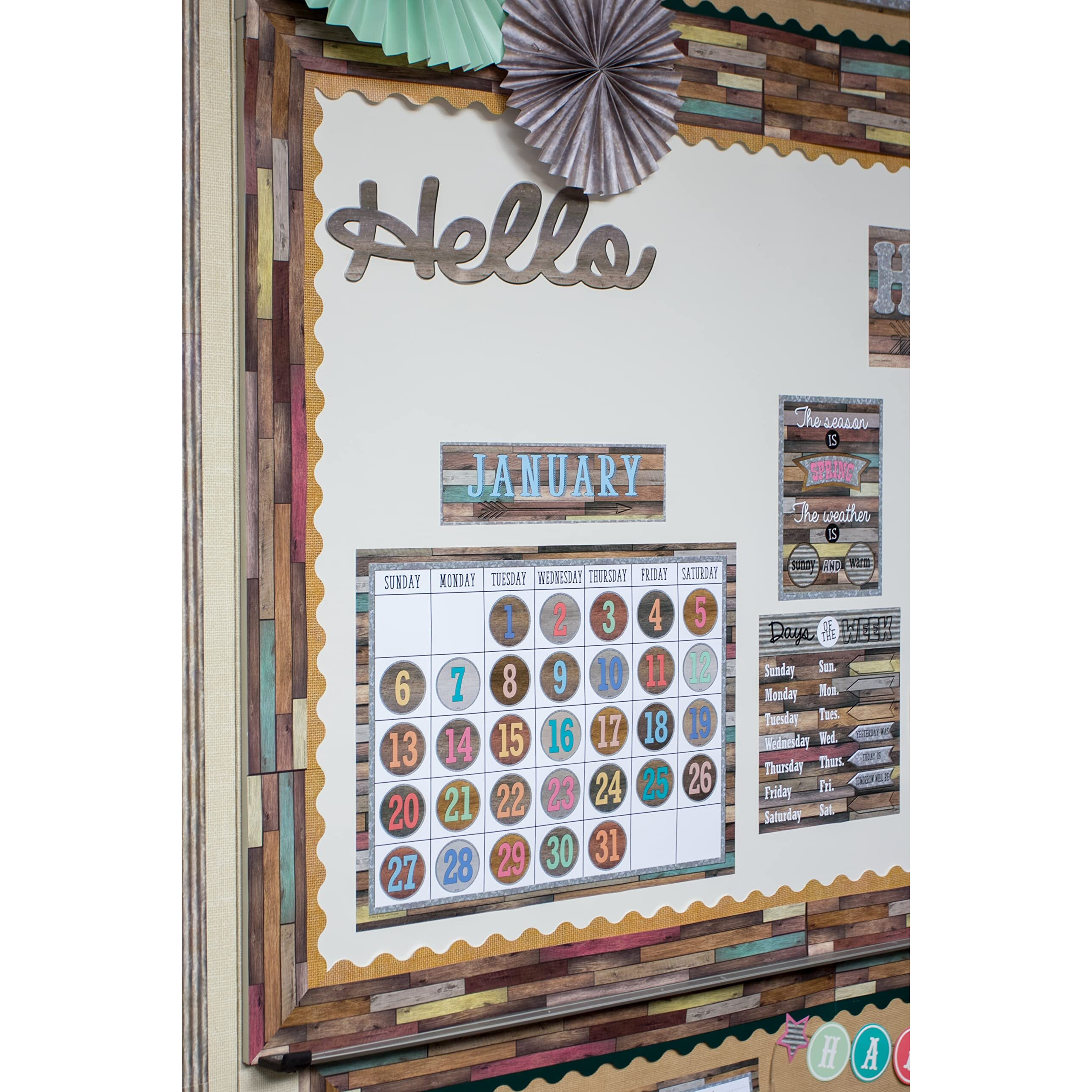 RECLAIMED WOOD BORDER TRIM