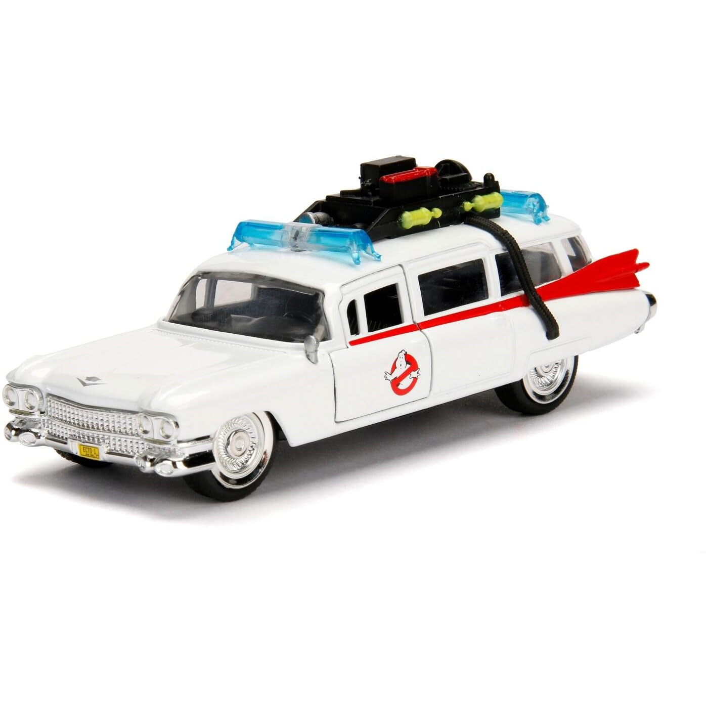 Cadillac Ambulance Ecto-1 from &quotGhostbusters" Movie &quotHollywood Rides" Series 1/32 Diecast Model Car by Jada