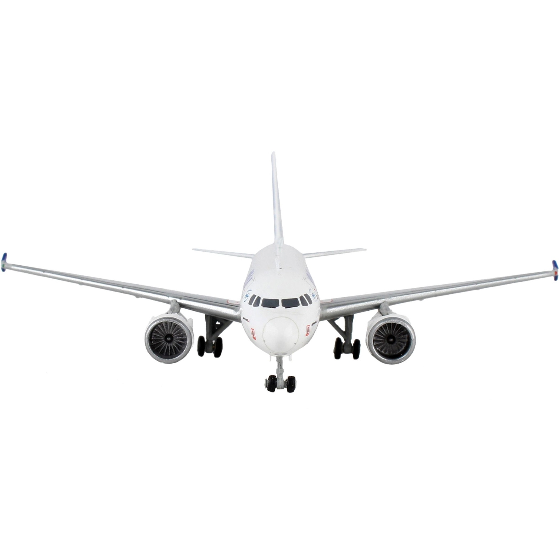 Airbus A320 Commercial Aircraft &quotJoon" White with Blue Tail 1/400 Diecast Model Airplane by GeminiJets
