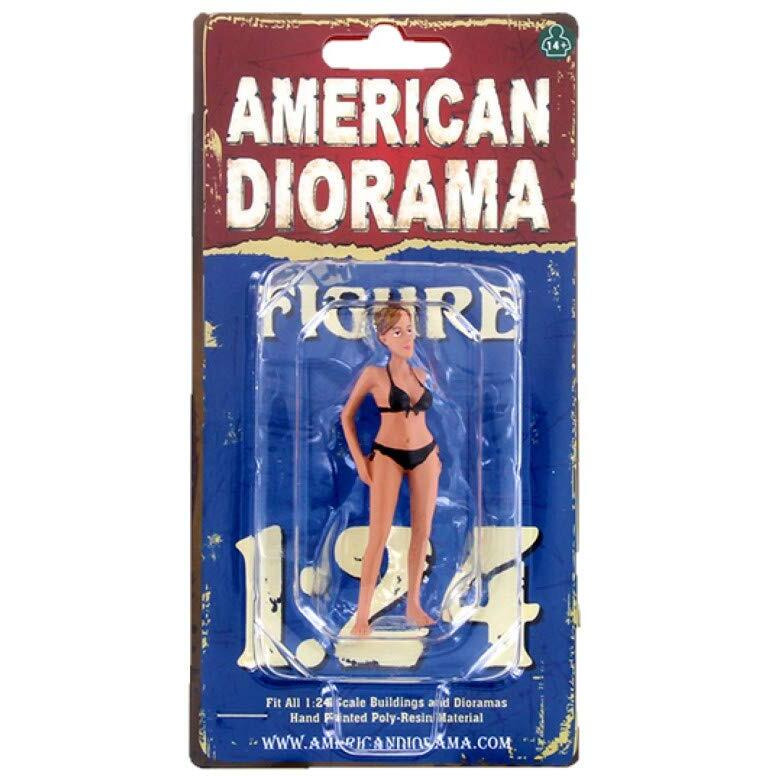 April Bikini Calendar Girl Figure for 1/24 Scale Models by American Diorama