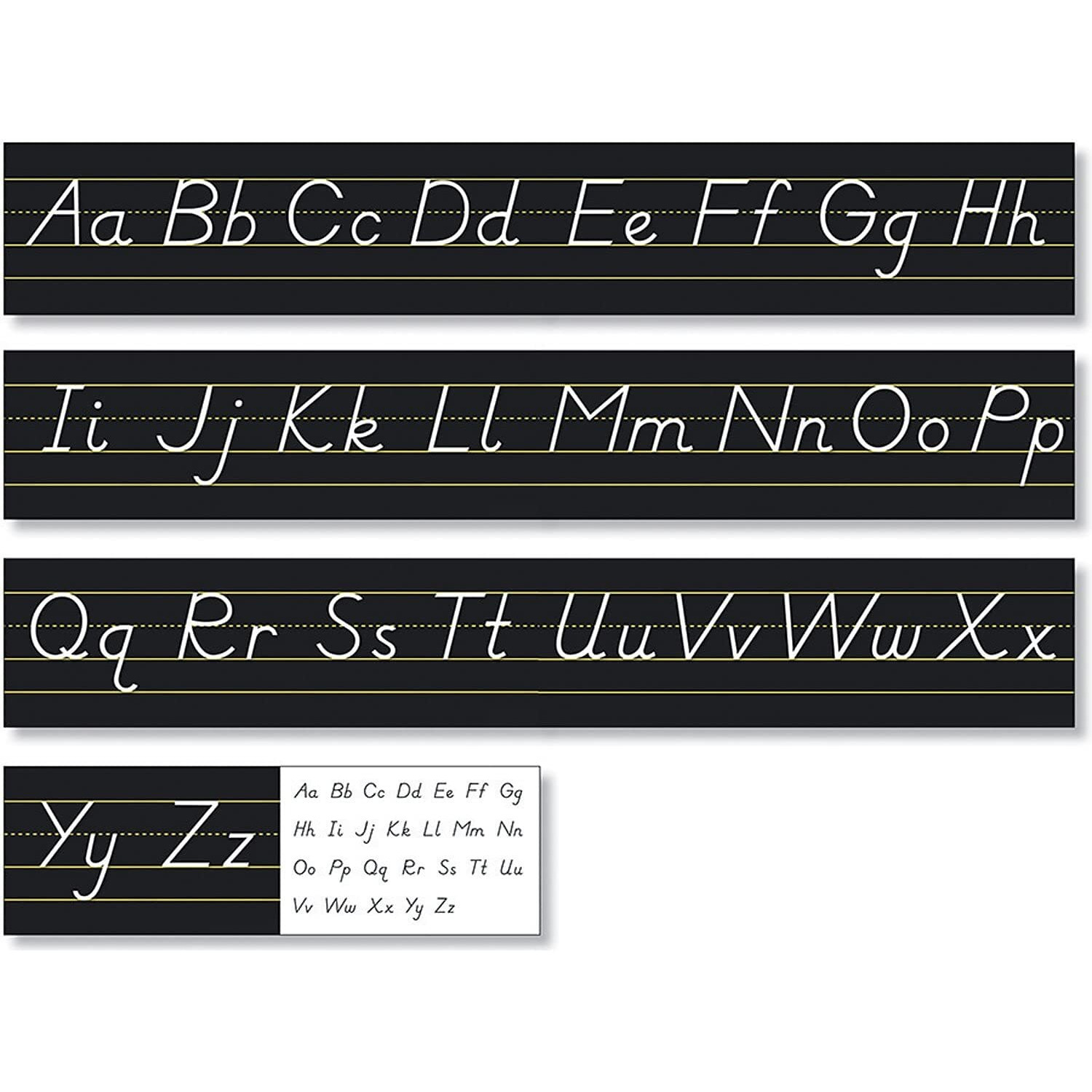 MODERN MANUSCRIPT ALPHABT LINE BLCK