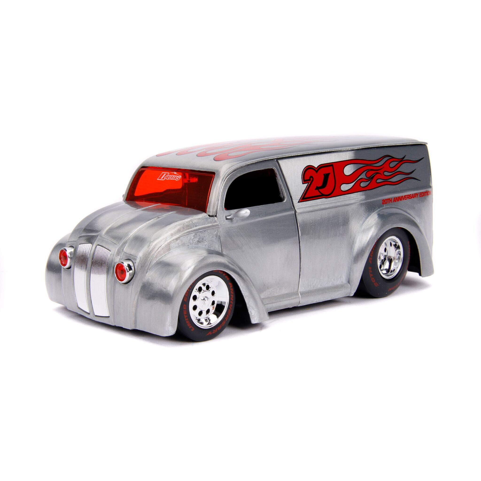 Div Cruizer Van Metal Raw &quotD-Rods" &quotJada 20th Anniversary" 1/24 Diecast Model Car by Jada
