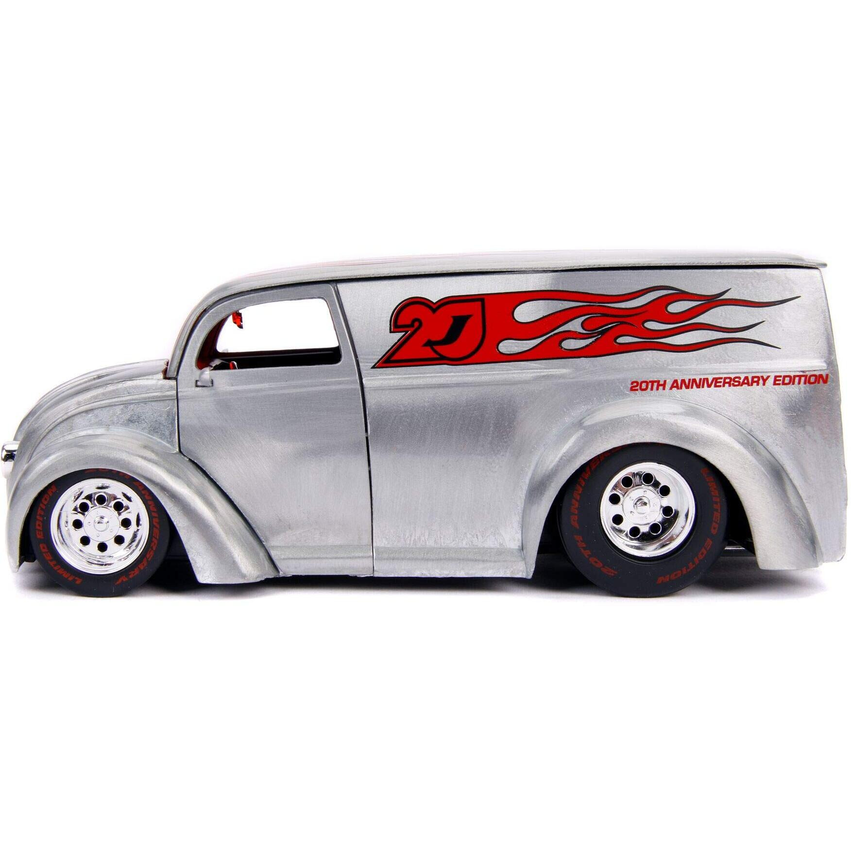 Div Cruizer Van Metal Raw &quotD-Rods" &quotJada 20th Anniversary" 1/24 Diecast Model Car by Jada