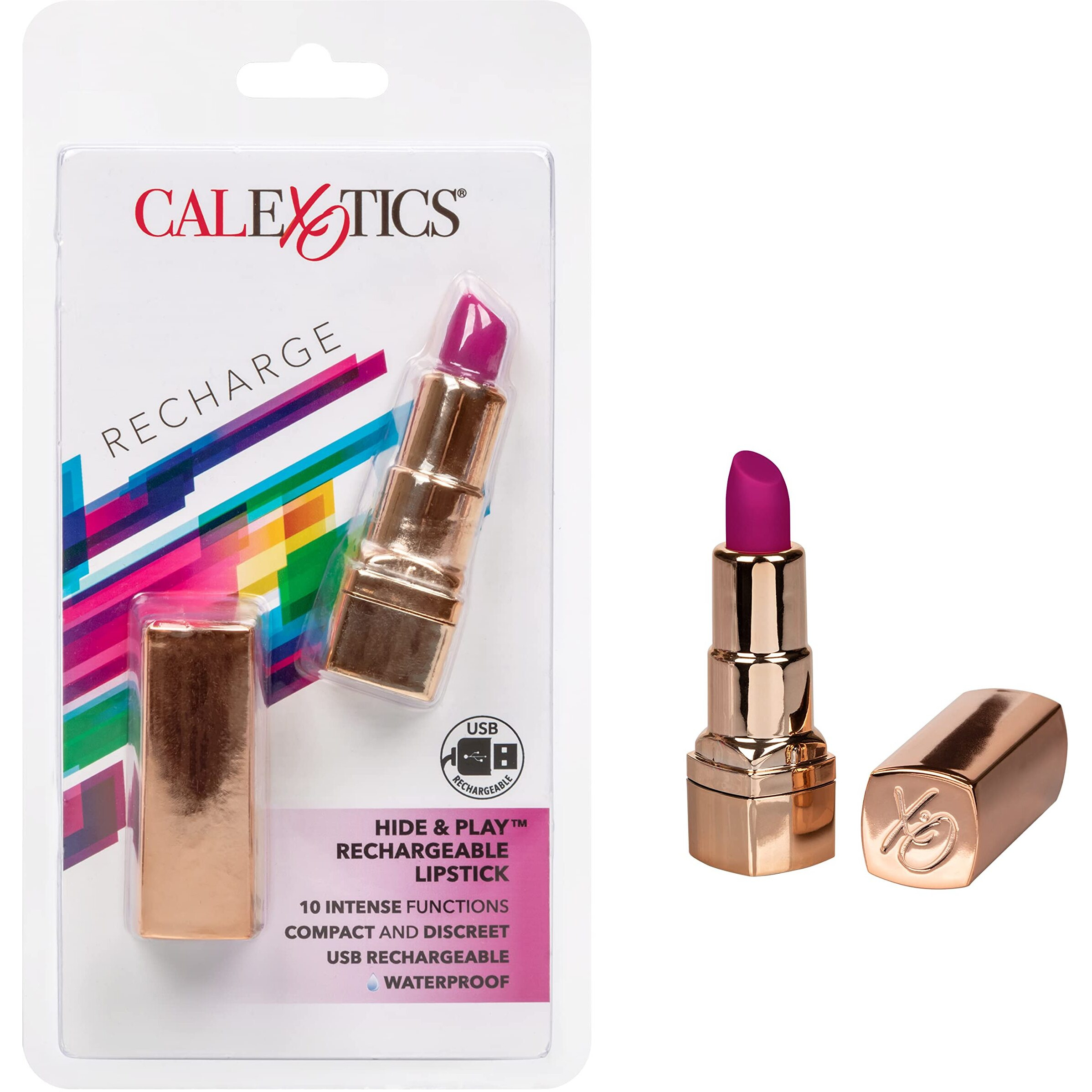Hide And Play Rechargeable Lipstick Purple(D0102H5J69A.)