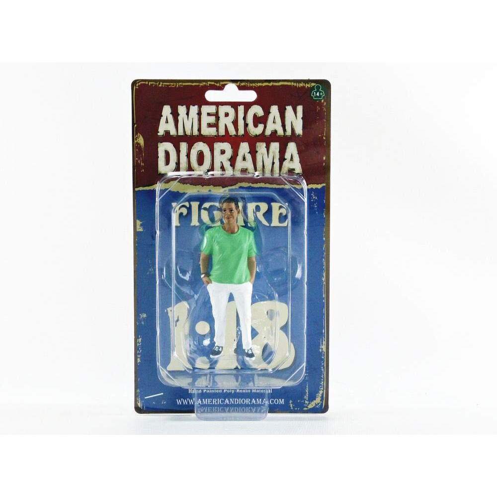 &quotPartygoers" Figurine IX for 1/18 Scale Models by American Diorama