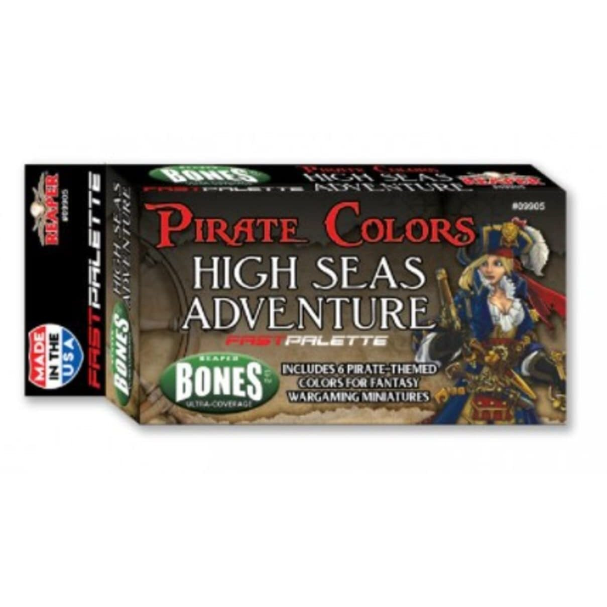 High Seas Adventure Set Acrylic Master Series Hobby Paint Reaper Miniatures
