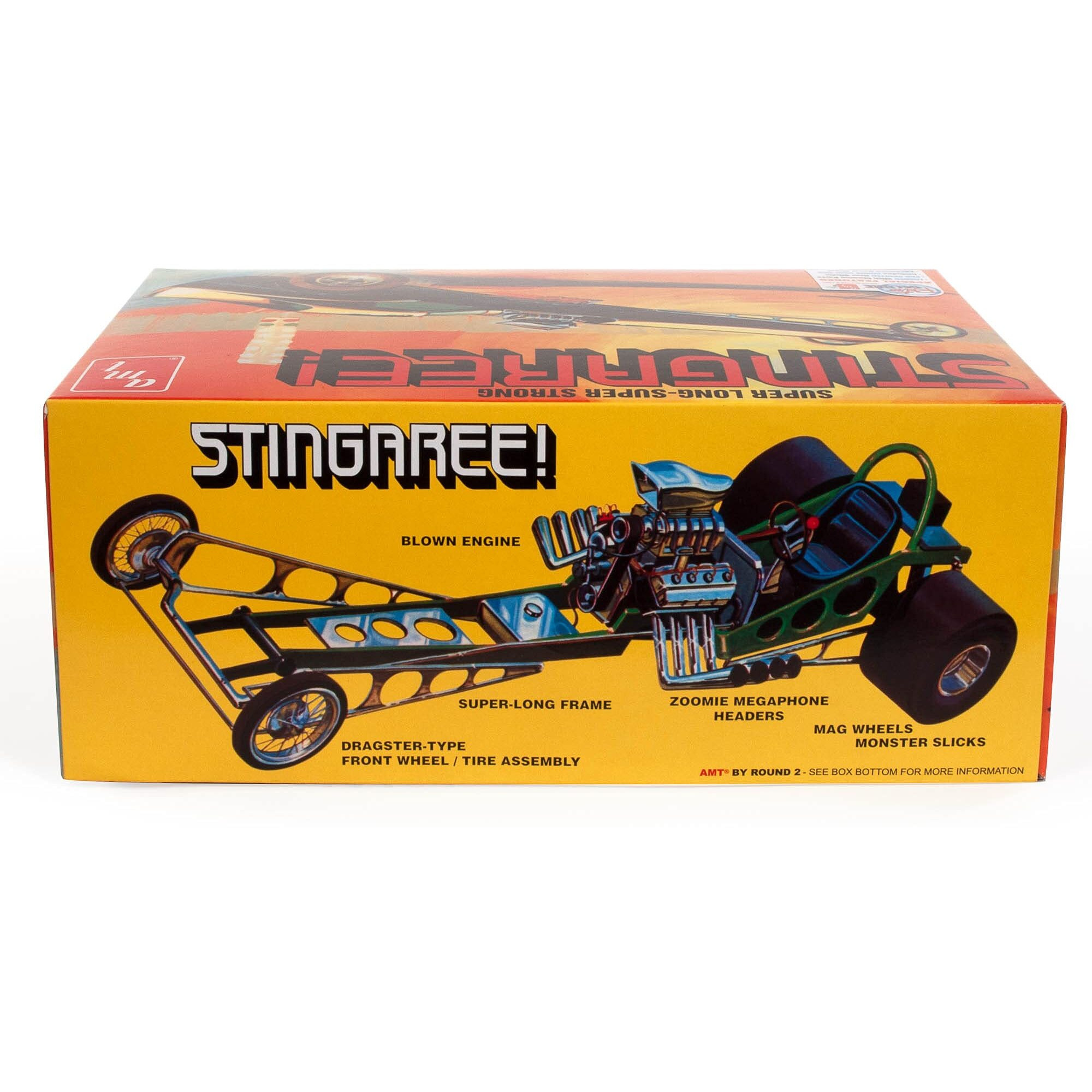 Skill 2 Model Kit Stingaree Custom Dragster 1/25 Scale Model by AMT