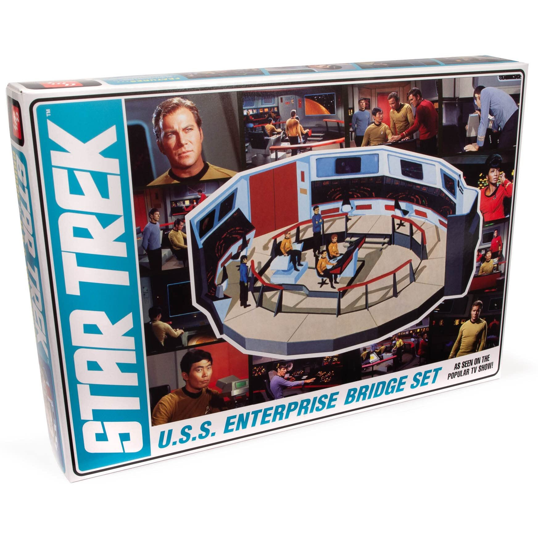 Skill 2 Model Kit U.S.S. Enterprise Command Bridge Set &quotStar Trek" (1966-1969) TV Show 1/32 Scale Model by AMT