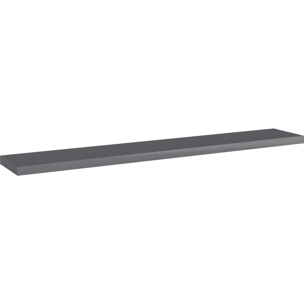 vidaXL Bookshelf Boards 4 pcs High Gloss Gray 23.6&quotx3.9&quotx0.6" Engineered Wood